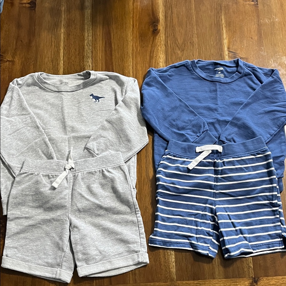 Carters Kids Set - Gray and Blue